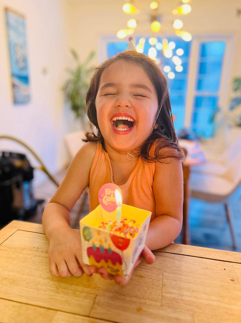 Let's Celebrate Cake Card - Vanilla Confetti