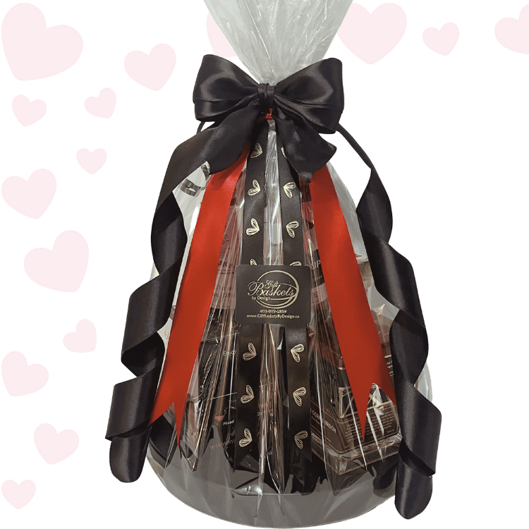 Old Fashioned Love Valentine’s Day whiskey gift featuring Glencairn glass, Calgary-made bourbon, bitters, and optional spa or chocolate add-ons