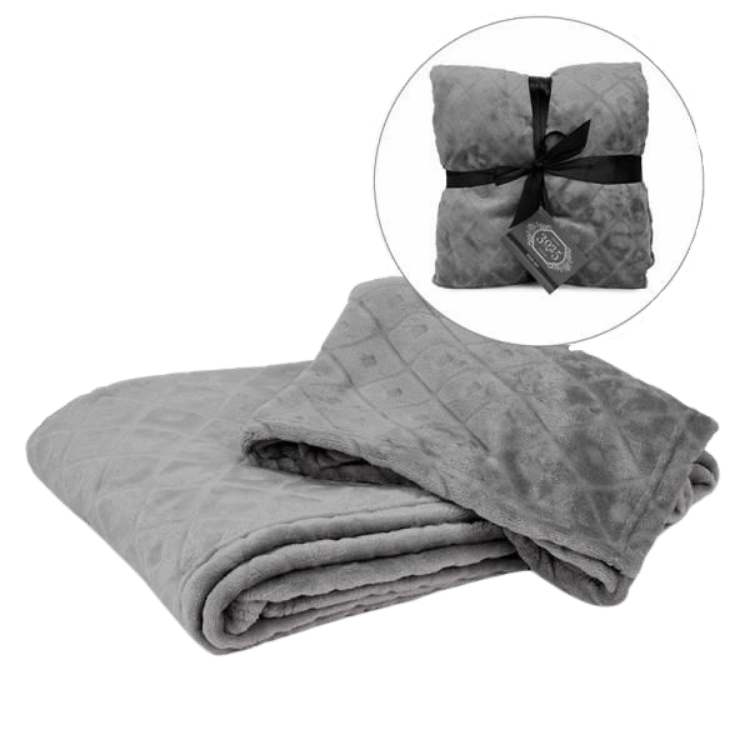 Grey Throw Blanket