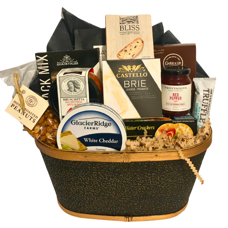 Gourmet Coffee & Snacks Basket