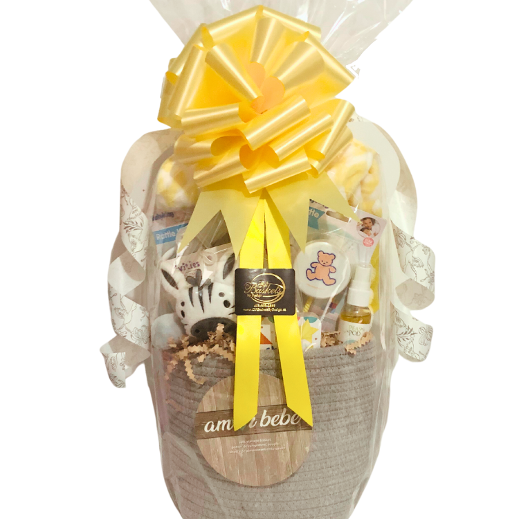 Elephant Snuggles & Playtime Basket