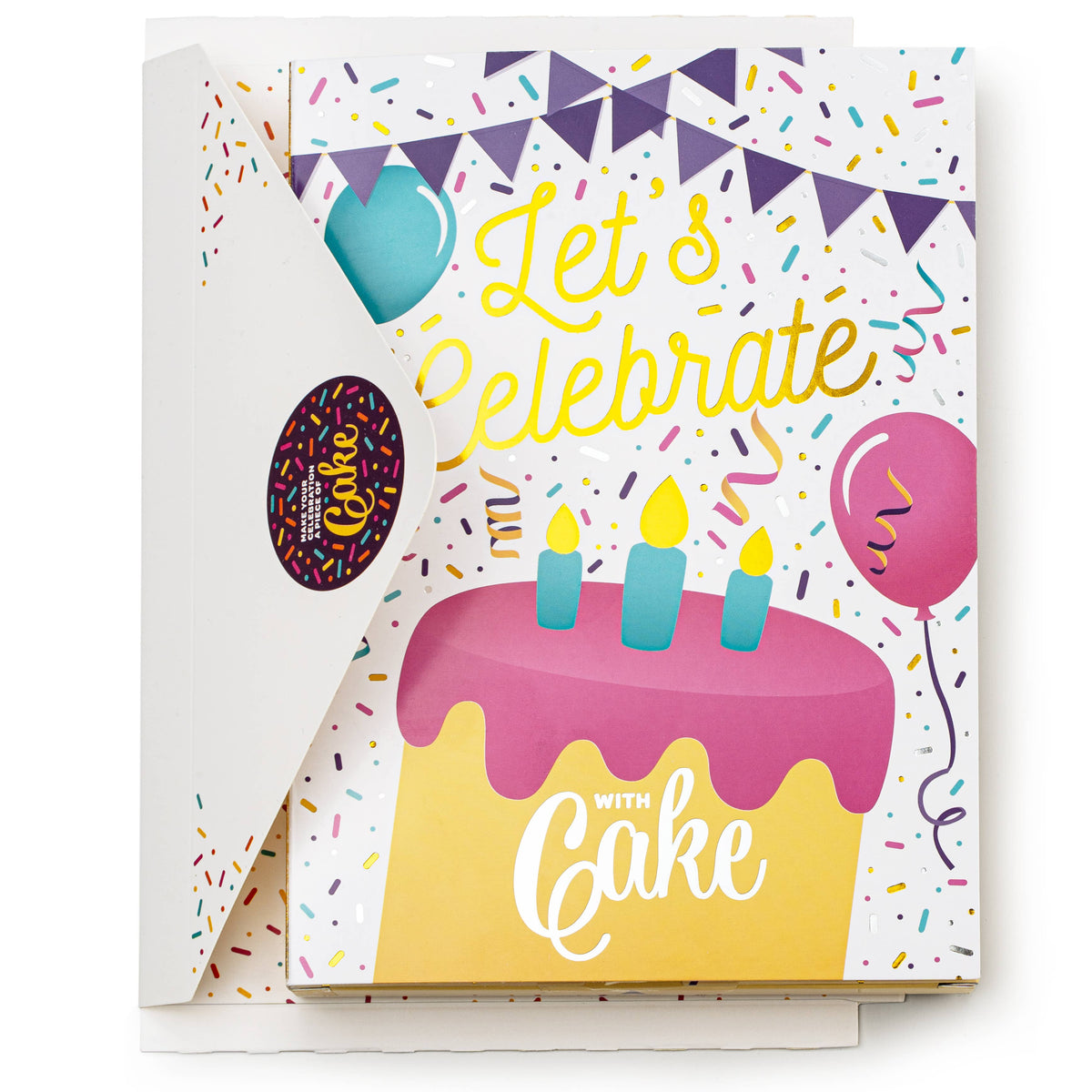 Let's Celebrate Cake Card - Double Chocolate