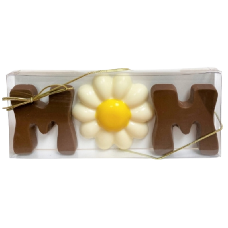 Andea Chocolate "Mom" Milk and White Chocolate Daisy