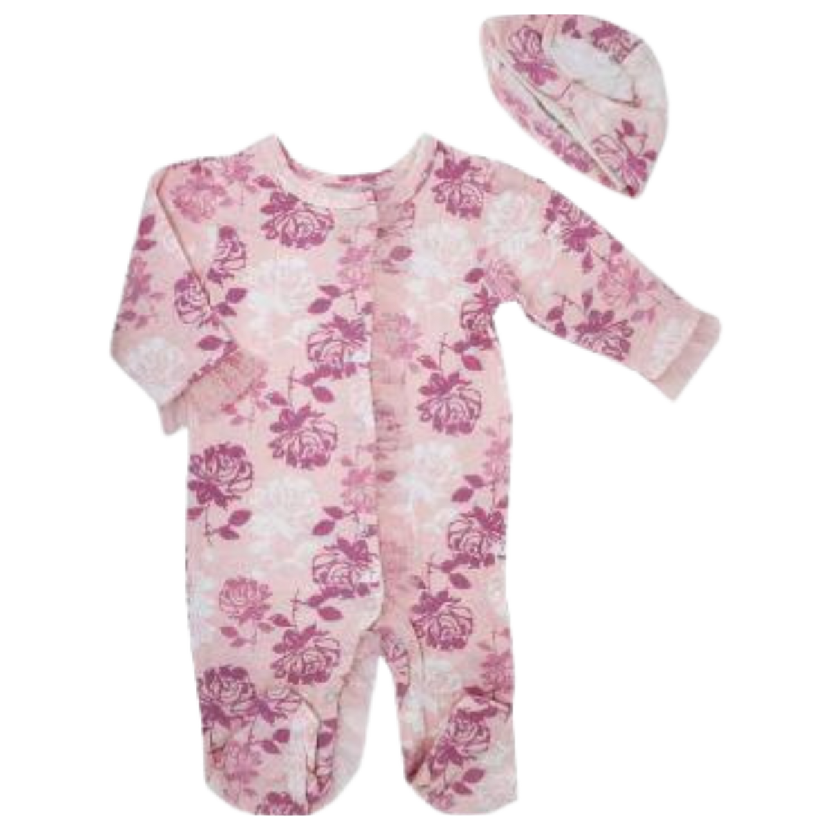 Pink Floral Two Piece Set