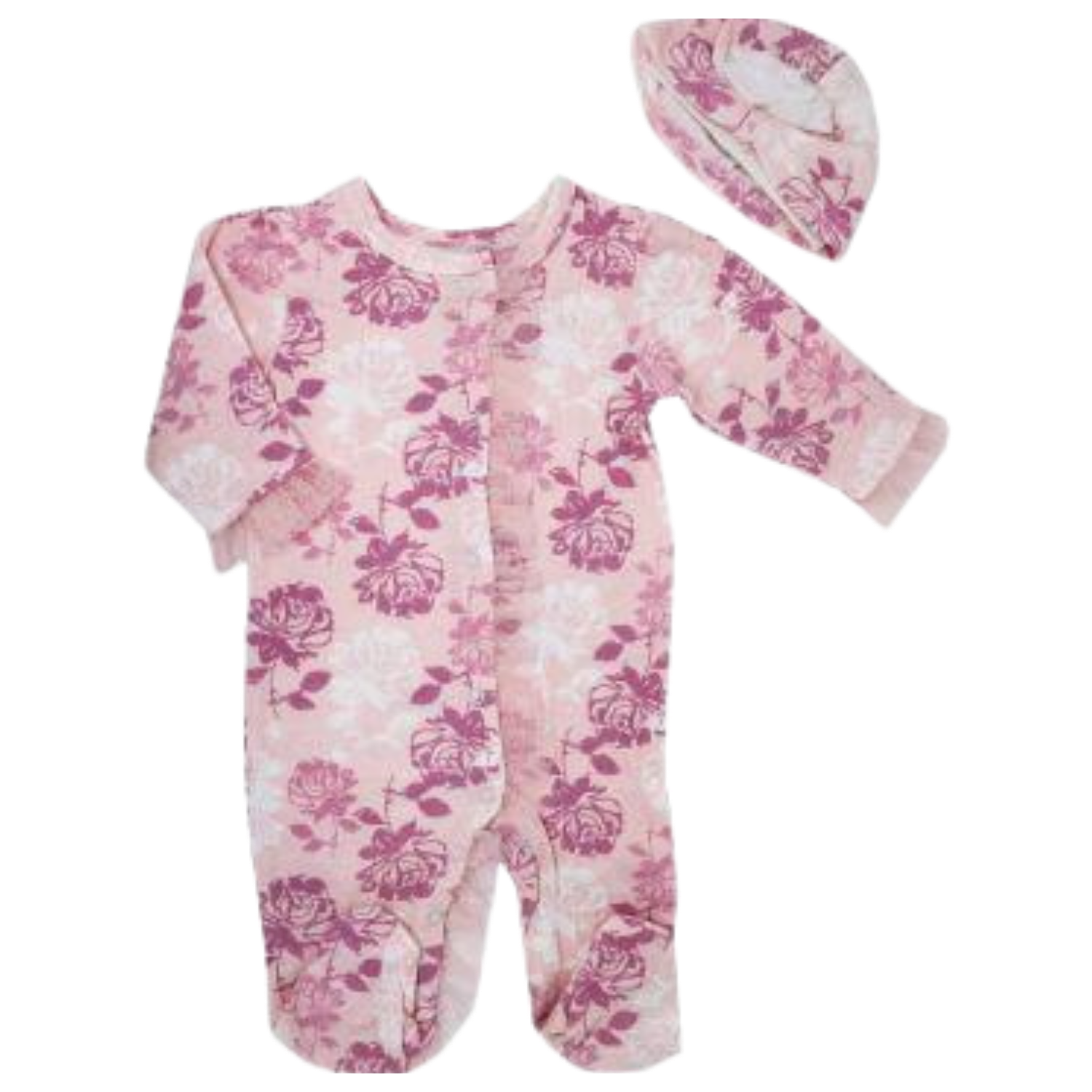 Pink Floral Two Piece Set