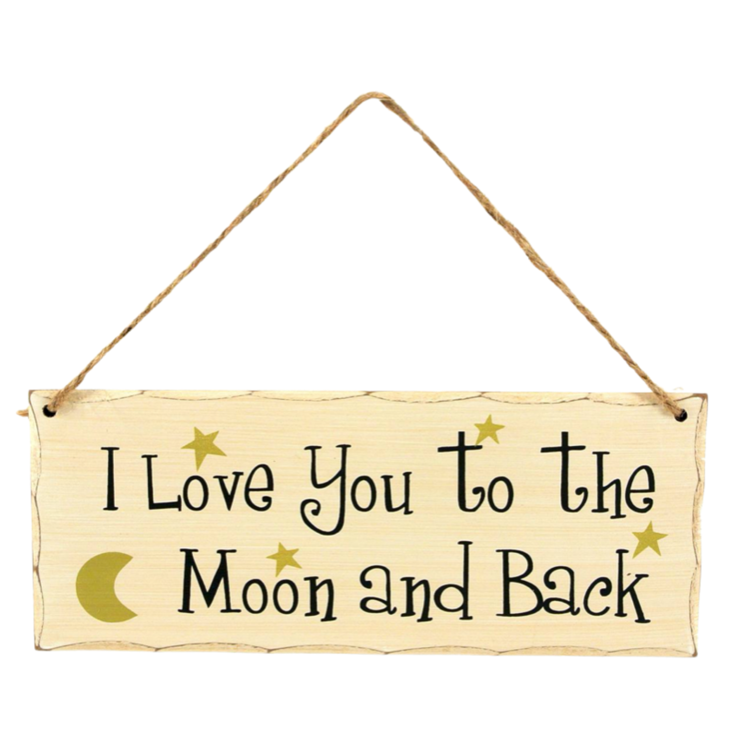 I Love You to The Moon sign